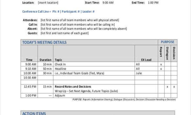 33 Agenda Template Designs Free Premium Templates In Agenda Template For Training Session