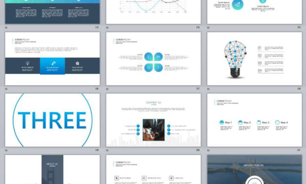 35 Slide Best Blue Business Powerpoint Templates The Intended For Best Business Presentation Templates Free Download