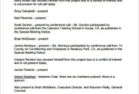 36 Meeting Minutes Template Free Word Pdf Doc Excel Within Quality Level 10 Meeting Agenda Template