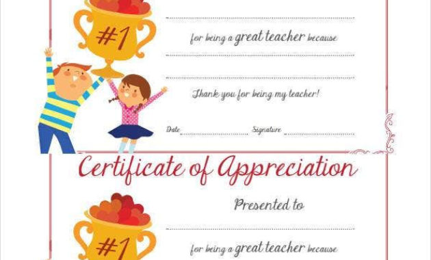 37 Certificate Of Appreciation Templates Pdf Docs Inside Quality Teacher Appreciation Certificate Templates