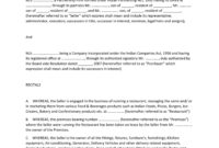 37 Simple Purchase Agreement Templates Real Estate Business With Regard To Free Business Purchase Agreement Template