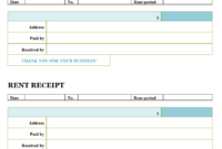 38 Free Printable Receipt Templates Templatehub Pertaining To Best Rental Payment Log Template