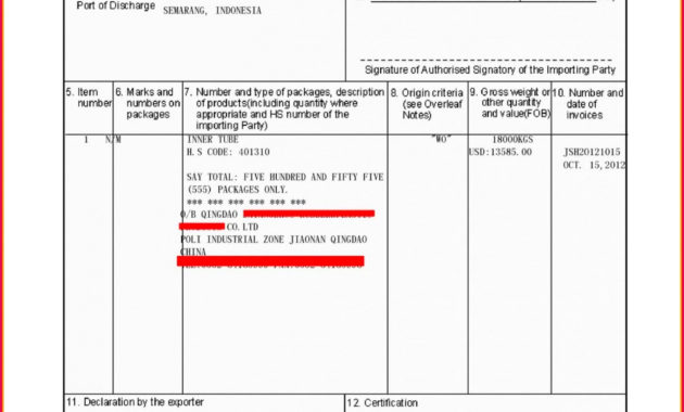 4 2013 Nafta Certificate Template 43651 Fabtemplatez Regarding Best Nafta Certificate Template