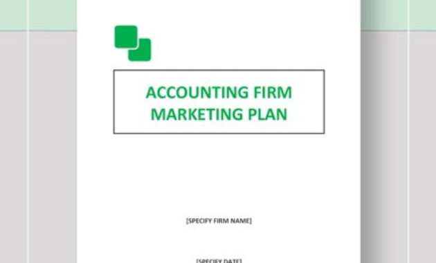 4 Accounting Firm Marketing Plan Templates Pdf Word Pertaining To Accounting Firm Business Plan Template