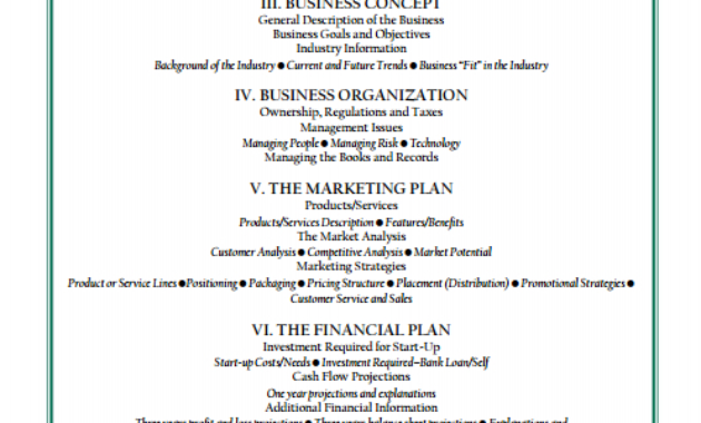 4 Business Plan Outline Templates Pdf Docs Word With Regard To Small Business Administration Business Plan Template