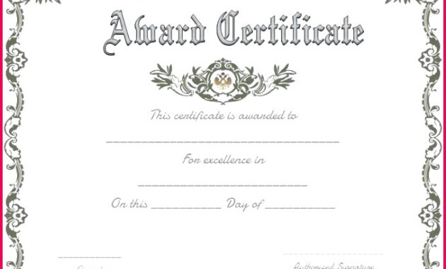 4 Certificate Of Merit Templates 79415 Fabtemplatez With Regard To Best Merit Award Certificate Templates