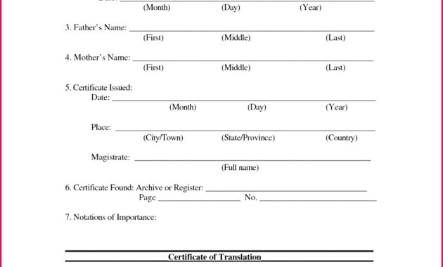 4 Chinese Marriage Certificate Translation Sample 01895 For Birth Certificate Translation Template Uscis