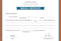 4 Doctor Certificate Template Australia 37801 Fabtemplatez Throughout Amazing Fake Medical Certificate Template Download