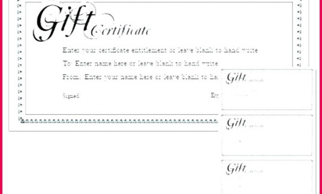 4 Funny Gift Certificates Templates 52733 Fabtemplatez For Generic Certificate Template