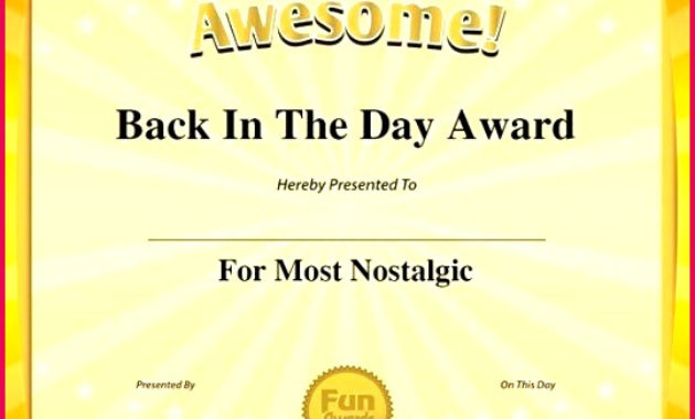 4 Funny Retirement Certificate Templates 73595 Fabtemplatez Regarding Free Funny Award Certificate Templates For Word
