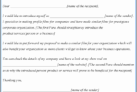 4 Printable Business Introduction Email Template Pertaining To New Business Introduction Email Template