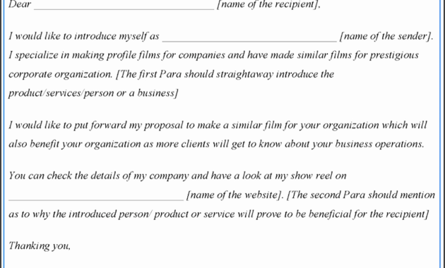 4 Printable Business Introduction Email Template Pertaining To New Business Introduction Email Template