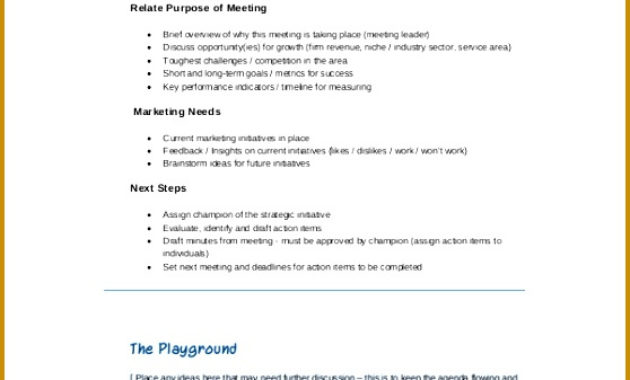 4 Vendor Meeting Agenda Template Fabtemplatez Pertaining To Marketing Meeting Agenda Template