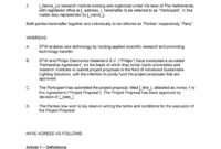 40 Free Partnership Agreement Templates Business General Regarding Template For Business Partnership Agreement