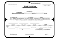 40 Free Stock Certificate Templates Word Pdf ᐅ Templatelab Within Best Free Stock Certificate Template Download