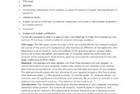 40 Grant Proposal Templates Nsf Non Profit Research Intended For Free Nsf Proposal Template