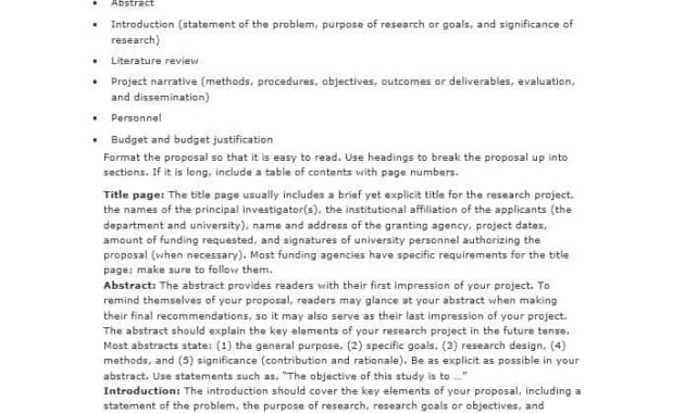 40 Grant Proposal Templates Nsf Non Profit Research Intended For Free Nsf Proposal Template