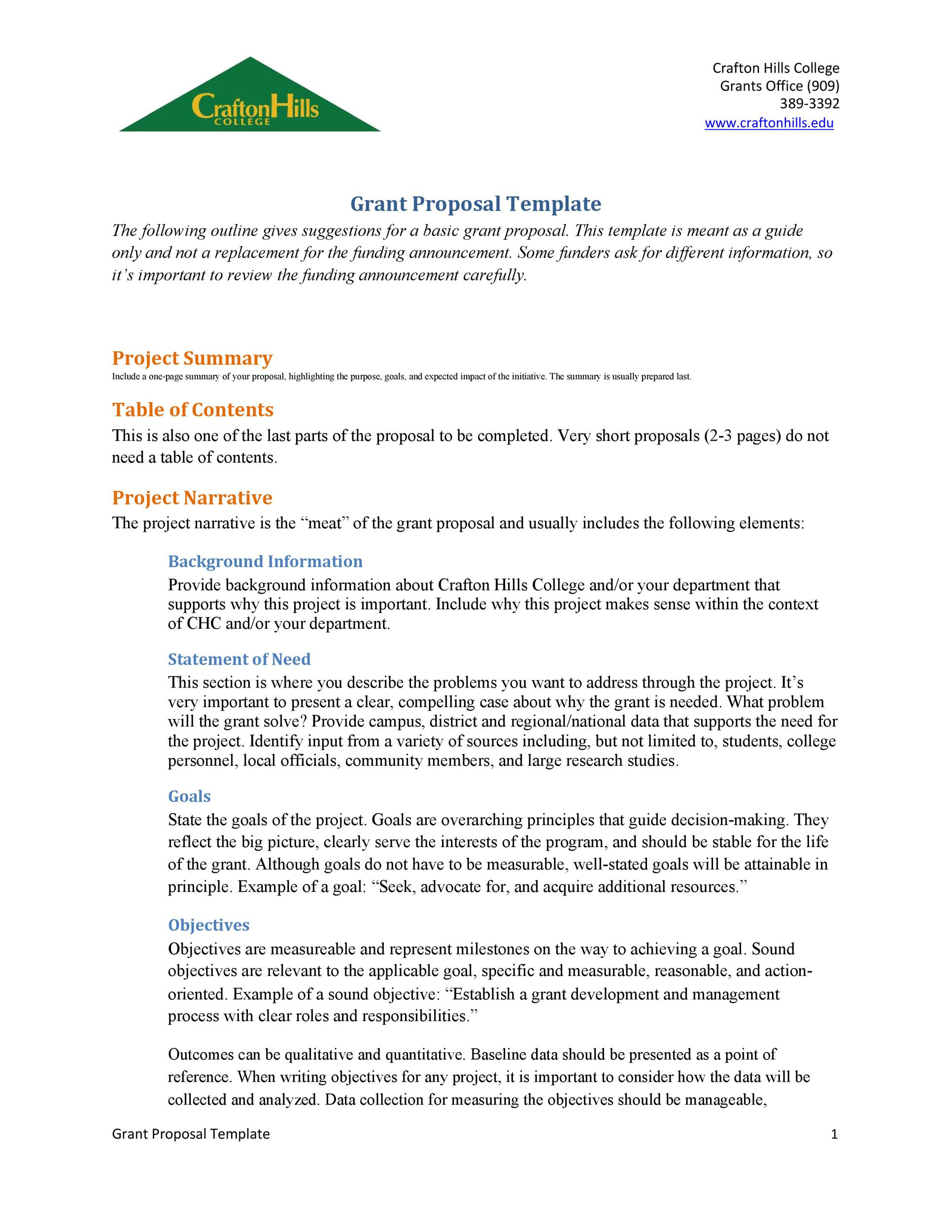 40 Grant Proposal Templates Nsf Nonprofit Research ᐅ For Nsf Proposal Template