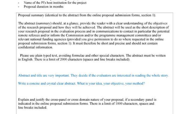 40 Grant Proposal Templates Nsf Nonprofit Research ᐅ With Regard To Sample Grant Proposal Template