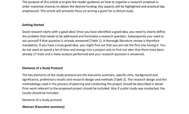 40 Grant Proposal Templates Nsf Nonprofit Research ᐅ Within Awesome Sample Grant Proposal Template