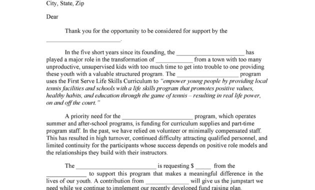 40 Grant Proposal Templates Nsf Nonprofit Research ᐅ Within Call For Proposals Template