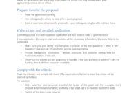 40 Grant Proposal Templates Nsf Nonprofit Research ᐅ Within Non Profit Proposal Template