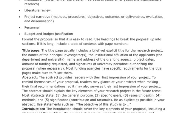 40 Grant Proposal Templates Nsf Nonprofit Research ᐅ Within Research Grant Proposal Template