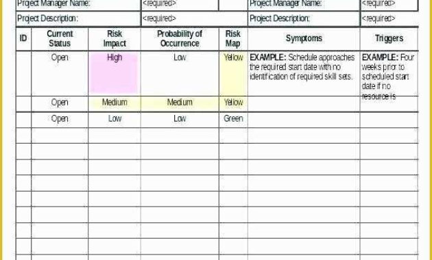 41 Free Construction Submittal Log Template In Submittal Log Template Excel