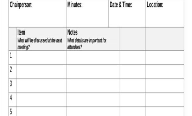 41 Meeting Agenda Templates Free Premium Templates Intended For Best Weekly Team Meeting Agenda Template