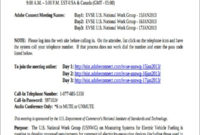 41 Meeting Agenda Templates Free Premium Templates Regarding Conference Call Agenda Template