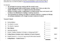 41 Meeting Agenda Templates Free Premium Templates With Regard To Quality Financial Meeting Agenda Template