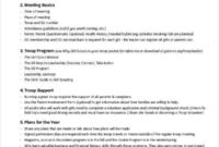 41 Meeting Agenda Templates Free Premium Templates Within Free Dental Office Meeting Agenda Template