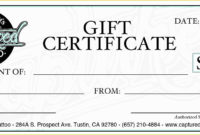 41 Restaurant Gift Certificate Template Free Download In Amazing Restaurant Gift Certificate Template