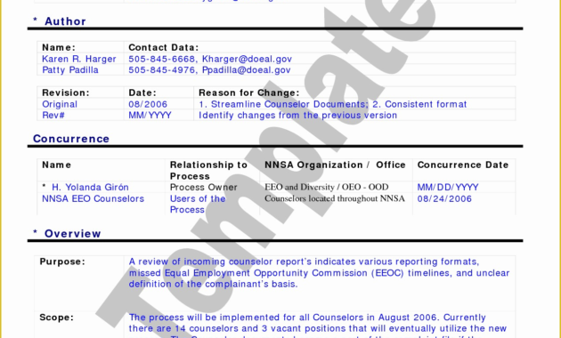43 Free Business Process Template Word Throughout Business Process Document Template