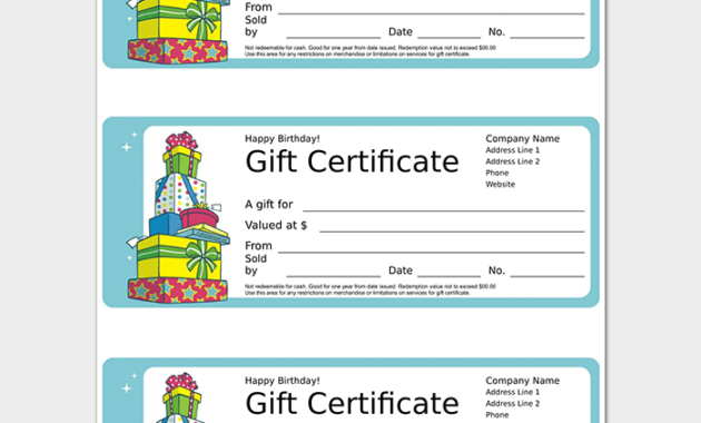 44 Free Printable Gift Certificate Templates For Word Pdf Inside Printable Gift Certificates Templates Free