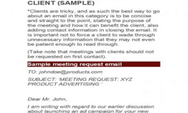 45 Official Meeting Request Email Templates Besty Templates Throughout Printable Meeting Request Template