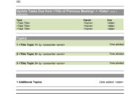 46 Effective Meeting Agenda Templates ᐅ Templatelab Intended For Meeting Agenda Sample Template Free