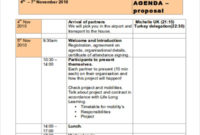 46 Free Proposal Templates Word Pdf Free Premium Regarding Quality Kick Off Meeting Template