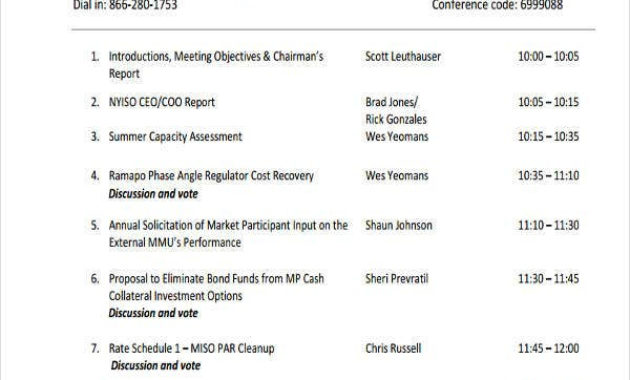 46 Meeting Agenda Templates Free Premium Templates Within Quality Committee Meeting Agenda Template