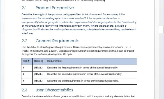 47 Pdf Sample Brd Document For Software Development Free Intended For Sample Business Requirement Document Template
