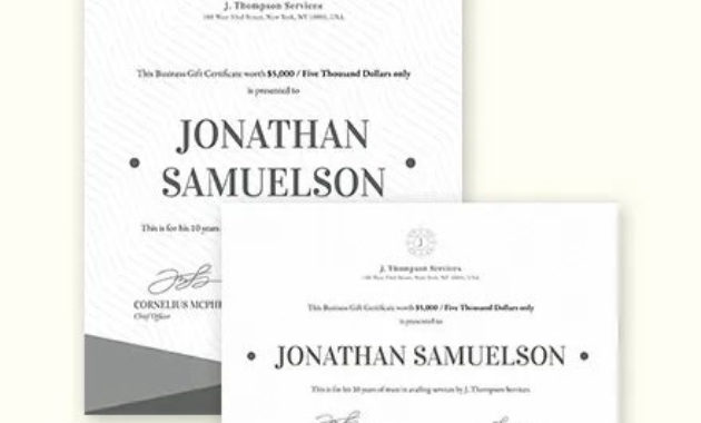 49 Free Gift Certificate Templates Apple Mac Pages For Free Elegant Gift Certificate Template