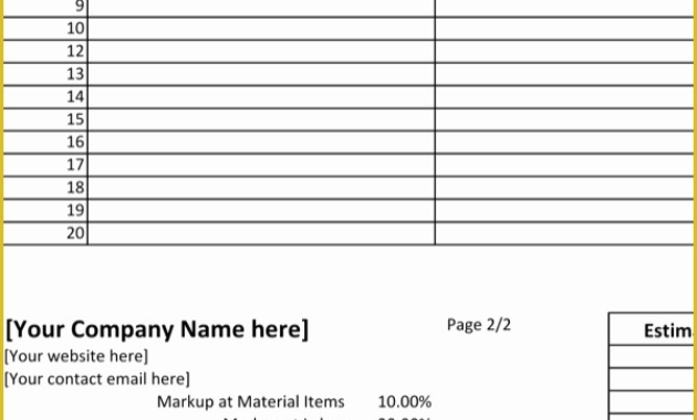 49 Free Project Costing Template Excel For Video Production Cost Estimate Template