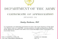 5 Army Nco Promotion Certificate Template 34763 Fabtemplatez Pertaining To Army Certificate Of Appreciation Template