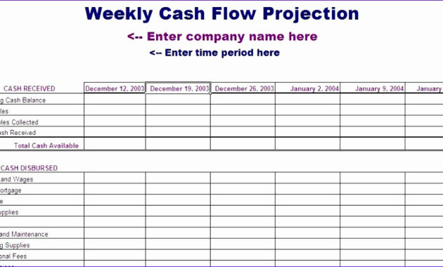 5 Cashflow Template Excel Excel Templates Excel Templates Regarding Business Plan Spreadsheet Template Excel