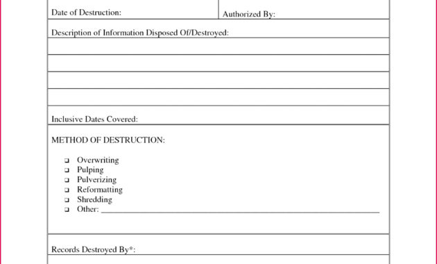 5 Certificate Of Data Destruction Template Uk 49139 Pertaining To Hard Drive Destruction Certificate Template
