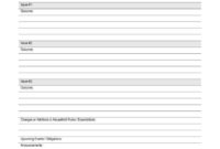 5 Family Minutes In A Meeting Templates Pdf Free Intended For Meeting Note Taking Template