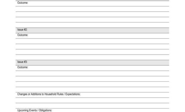 5 Family Minutes In A Meeting Templates Pdf Free Intended For Meeting Note Taking Template