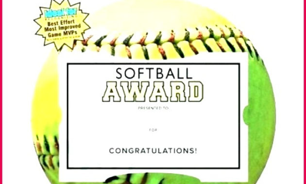 5 Free Softball Award Certificate Template 94294 Pertaining To Free Softball Certificate Templates
