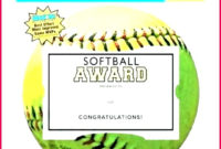 5 Free Softball Award Certificate Template 94294 Within Free Softball Award Certificate Template