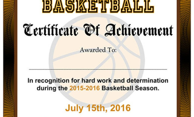 5 In 1 Sports Award Certificate Achievement Photoshop Etsy With Soccer Achievement Certificate Template